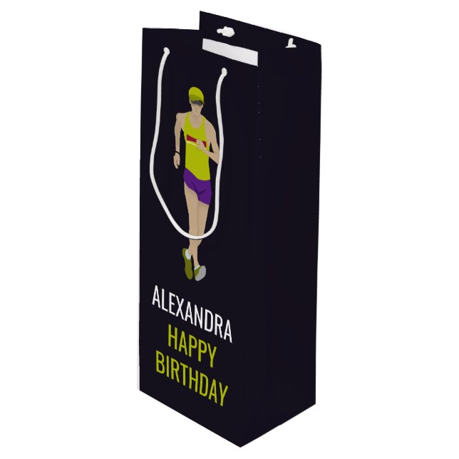 Bolsa Para Vino Race Walking (Angulo Anverso)