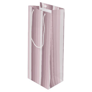 Bolsa Para Vino rayas de sombra de cuarzo Rosa