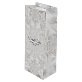 Bolsa Para Vino Recepción de bodas Plata blanca Oro simple Elegant