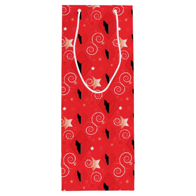 Bolsa Para Vino Red Diamond Bull Terrier (Reverso)