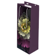 Resumen de la flor fractal gris purpur moderna