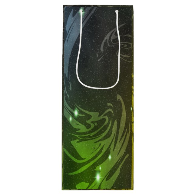 Bolsa Para Vino Resumen de Swirls (Anverso)