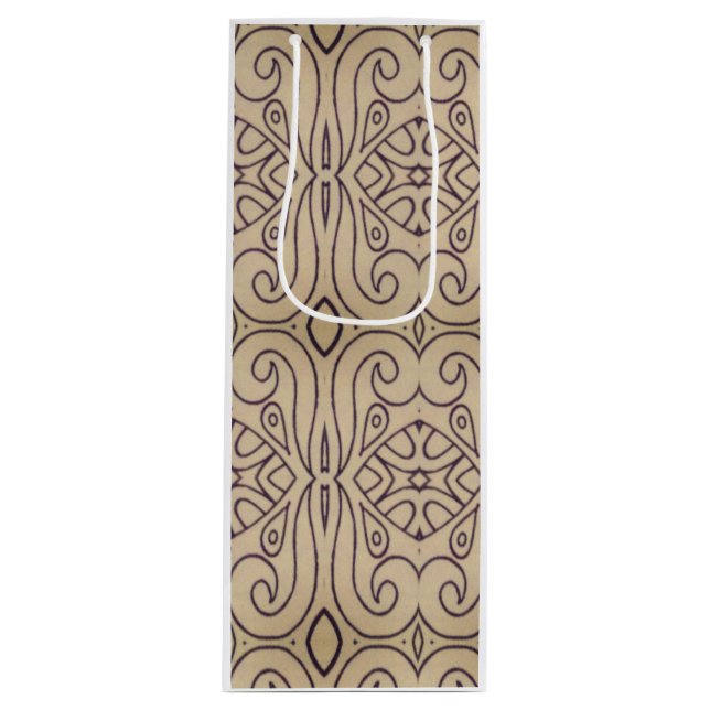 Bolsa Para Vino Resumen Diseño Recoleta (Anverso)