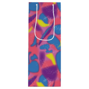 Bolsa Para Vino Retro Multicolor 90s