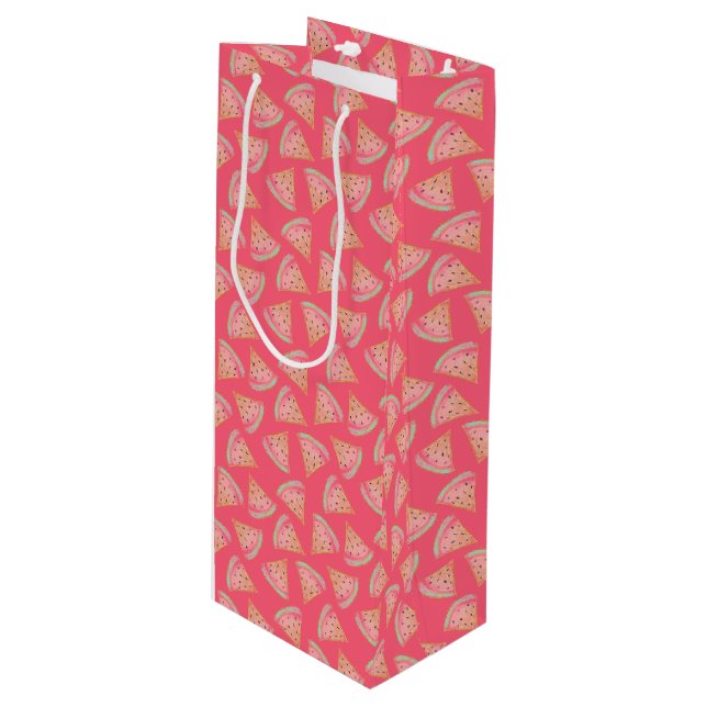 Bolsa Para Vino Rosa de la sandía (Angulo Anverso)