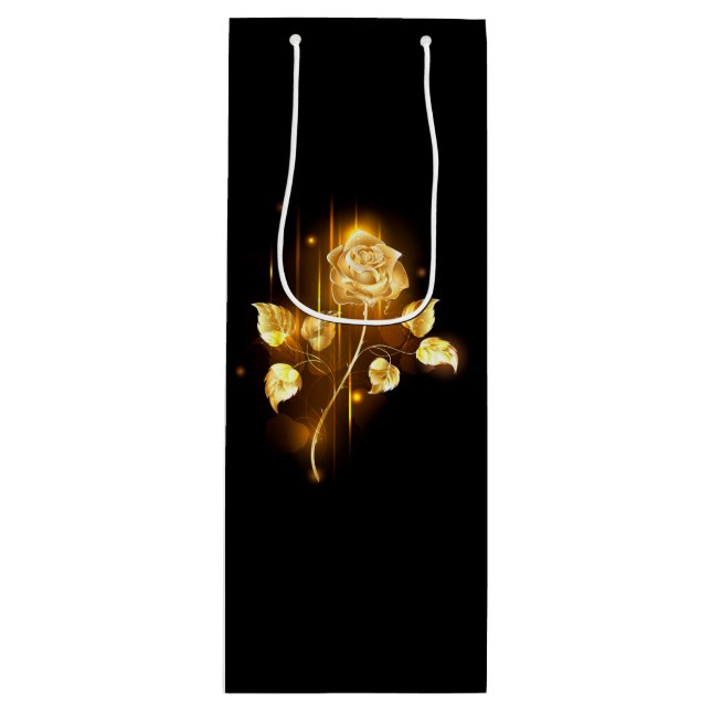 Bolsa Para Vino Rosa de oro (rosa de oro) (Anverso)