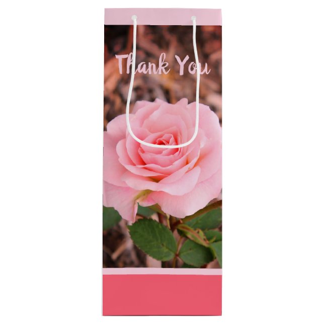 Bolsa Para Vino Rosa Rosa Rosa Bonita (Anverso)