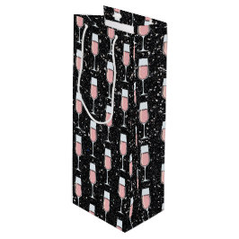 Bolsa Para Vino Rose Wine Pattern
