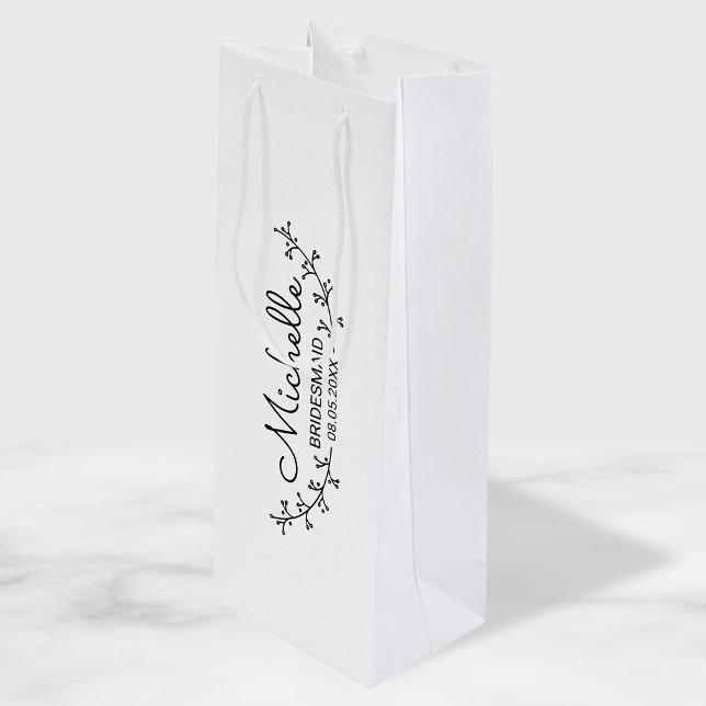 Bolsa Para Vino Rústicas risas personalizadas para las damas de ho (Subido por el creador)