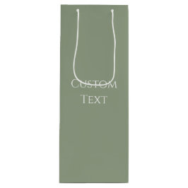 Bolsa Para Vino Sage Green 