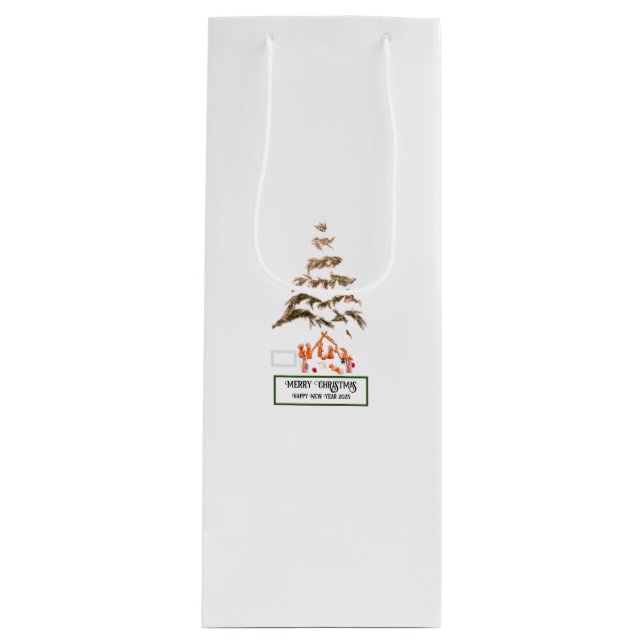 Bolsa Para Vino Saludo plegado (Anverso)