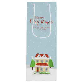 Bolsa Para Vino Saludos desde nuestro hogar a los tuyos