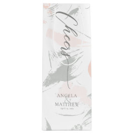 Bolsa Para Vino Saludos Gracias A Sage Rubor Watercolor