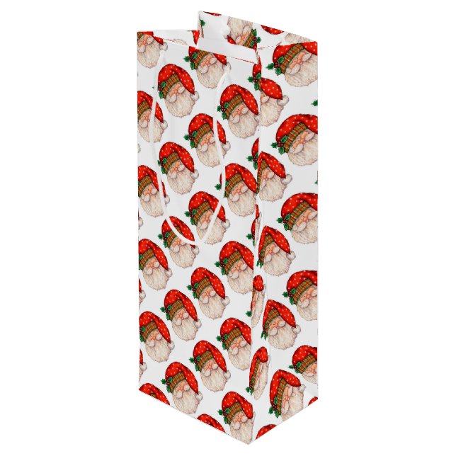 Bolsa Para Vino Santa Claus (Angulo reverso)