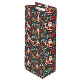 Bolsa Para Vino Santa Delight festivo
