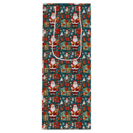 Bolsa Para Vino Santa Delight festivo