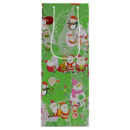 Bolsa Para Vino Santa Magical Green New Year