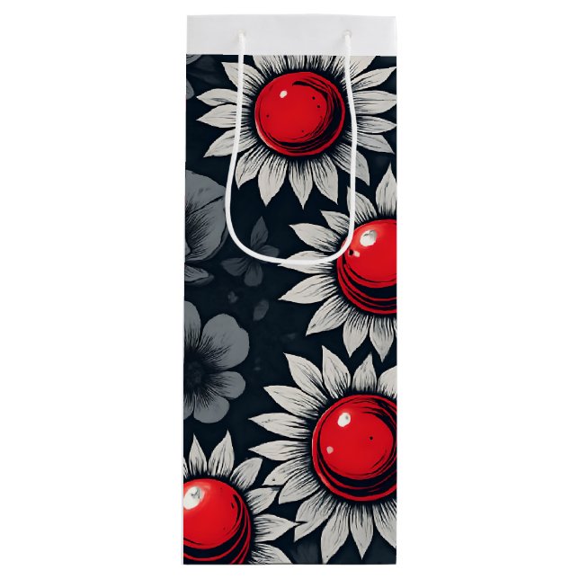 Bolsa Para Vino Scarlet Snow Night Garden (Anverso)