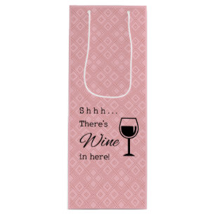 Bolsa Para Vino Shhh hay vino aquí