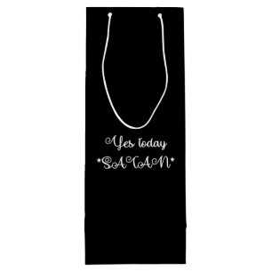 Bolsa Para Vino Sí Hoy Satanic Humorístico Satánico