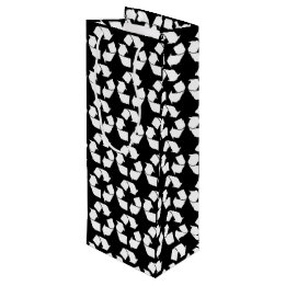 Bolsa Para Vino Símbolo blanco de reciclaje