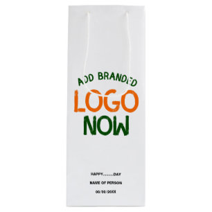 BOLSA PARA VINO SIMPLE CONTEMPORÁNEO CLIENTE DE MODA BLANCO LIMPIO