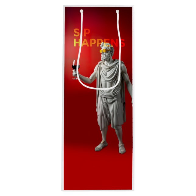 Bolsa Para Vino Sip Happens Wine Bag (Anverso)