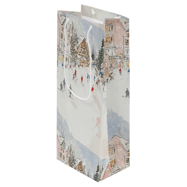 Bolsa Para Vino skiiers 2 (Angulo Anverso)