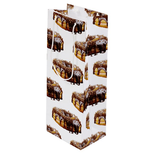 Bolsa Para Vino SlipperyJoe's decadent donut covered thick glossy  (Angulo Anverso)