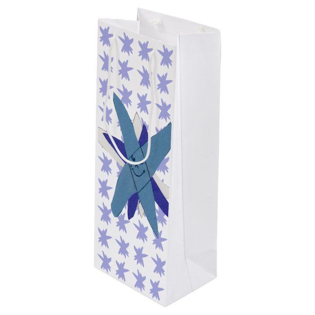 Bolsa Para Vino Snowflake (Angulo Anverso)
