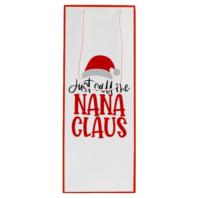 Bolsa Para Vino Sólo Llámame Nana Claus-56768
