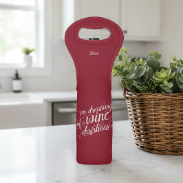 Bolsa Para Vino Soñando con Navidades de vino | Blanco y rojo