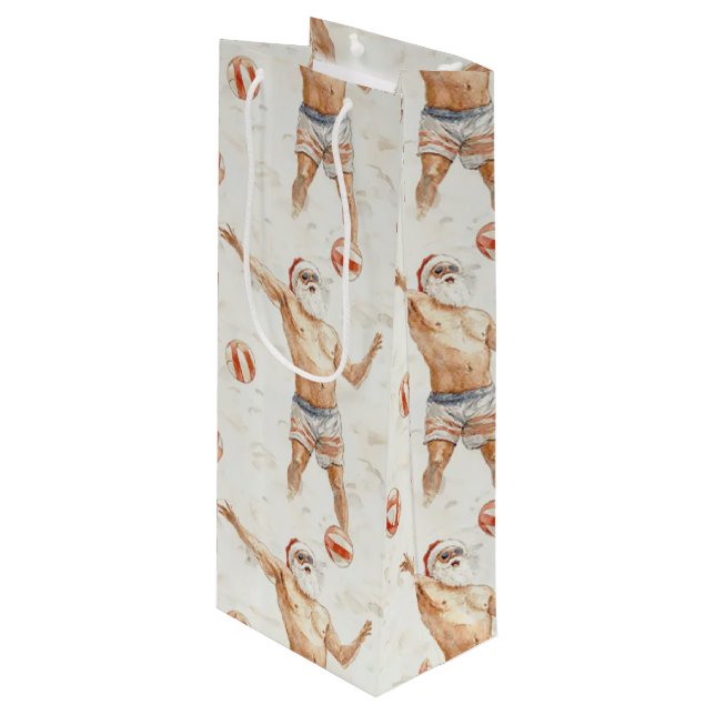 Bolsa Para Vino Sporty Santa - volleyball (Angulo Anverso)