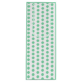 Bolsa Para Vino St. Patrick's Day Lucky Green Clover Shamrock