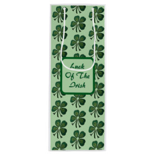 Bolsa Para Vino Suerte De Los Shamrock Verdes Irlandeses 2025