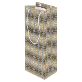 Bolsa Para Vino Taupe decorativo designado
