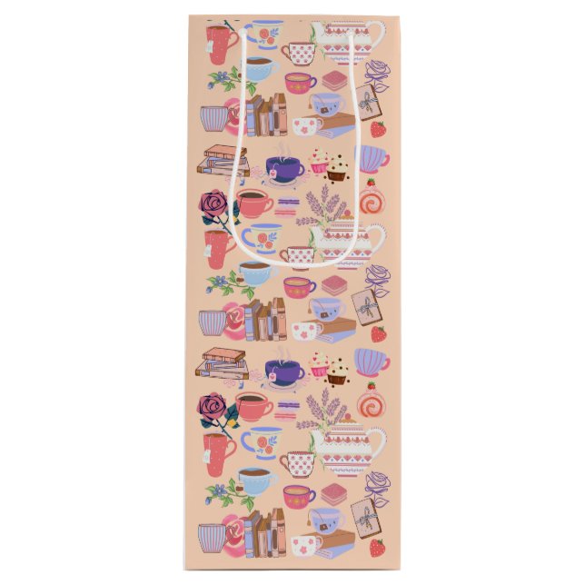 Bolsa Para Vino Té y Libros Lindos (Anverso)