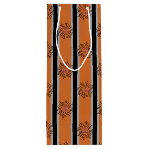 Bolsa Para Vino Telarañas divertidas y elegantes de Halloween