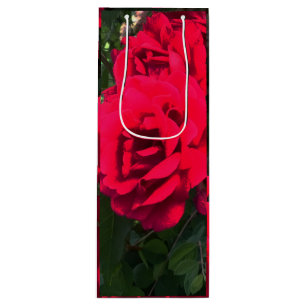 Bolsa Para Vino Temporada de Floración de Rosa Roja