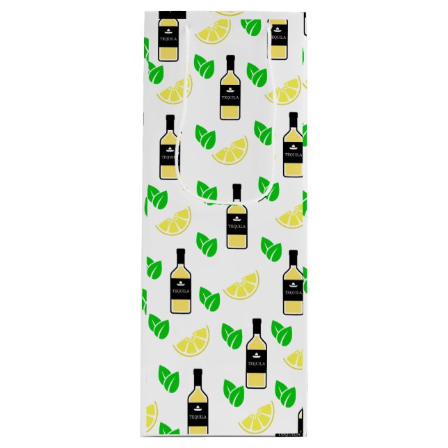 Bolsa Para Vino Tequila y limón (Anverso)