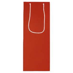 Bolsa Para Vino Textura brillante roja cálida