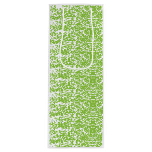 Bolsa Para Vino Textura de Grunge Verde Lima