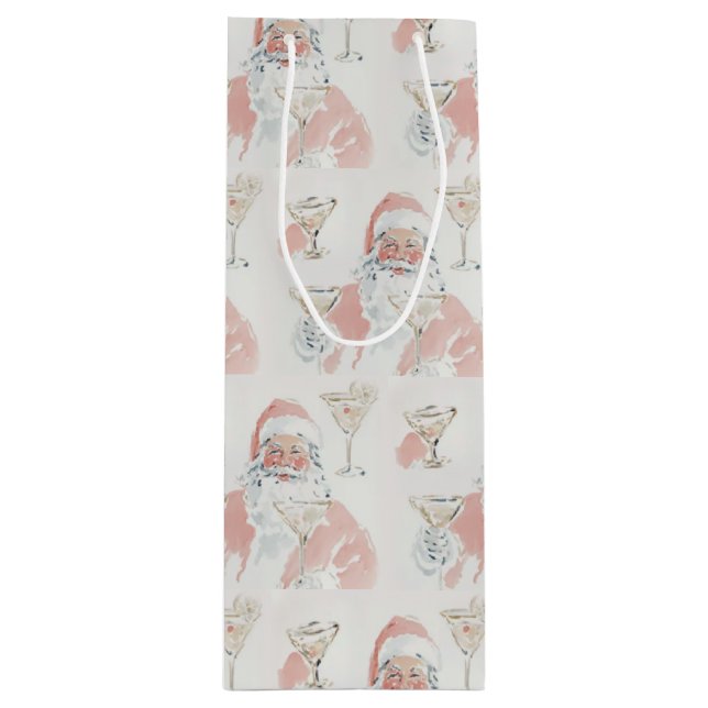 Bolsa Para Vino Tipsy Santa (Anverso)