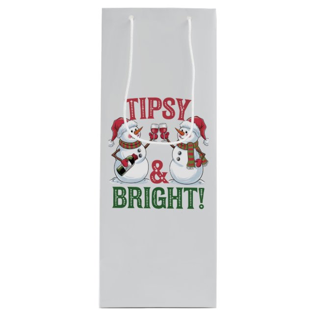 Bolsa Para Vino Tipsy Y Brillante (Anverso)