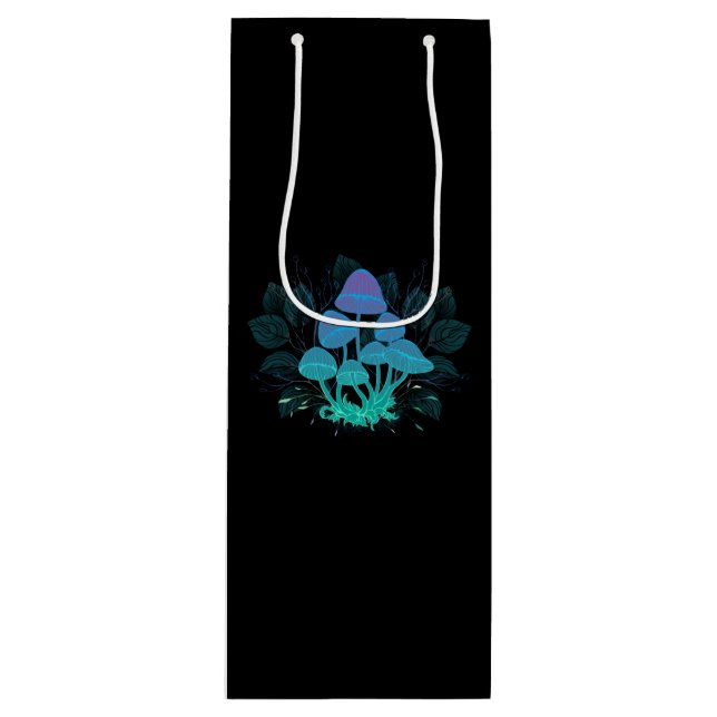 Bolsa Para Vino Toadstools en Bushes (Anverso)