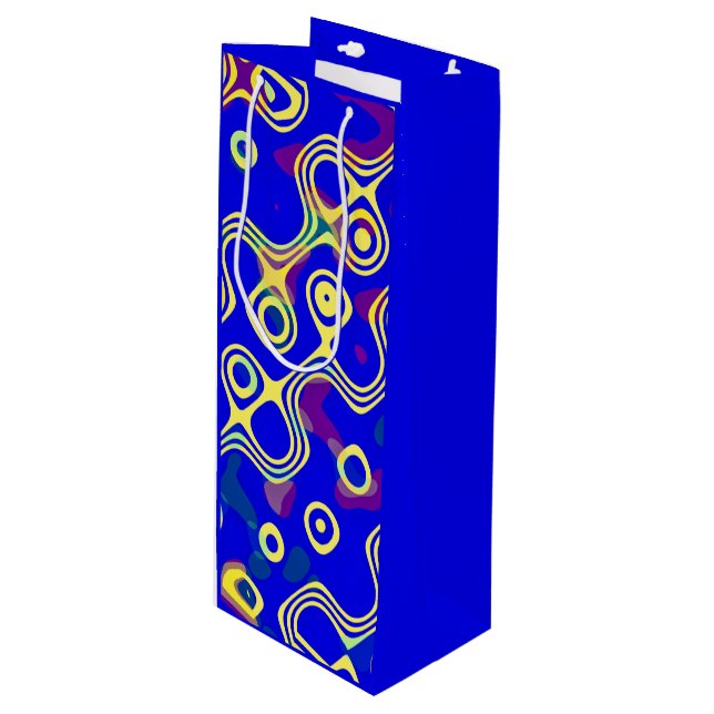 Bolsa Para Vino Toque amarillo (Angulo Anverso)