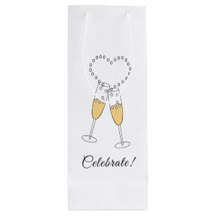 Bolsa Para Vino Tostada del corazón del champagne