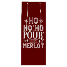 Tote de vino festivo