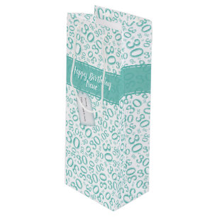 Bolsa Para Vino Trigésimo trullo feliz y blanco del modelo del