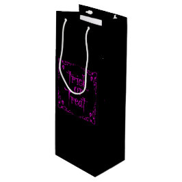 Bolsa Para Vino Truco o trato de púrpura venenoso